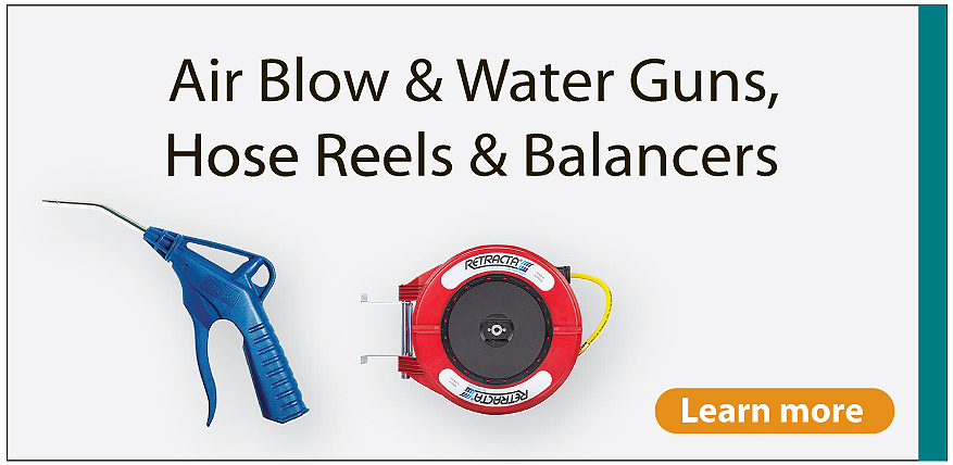 Air Blow & Water Guns, Hose Reels & Balancers
