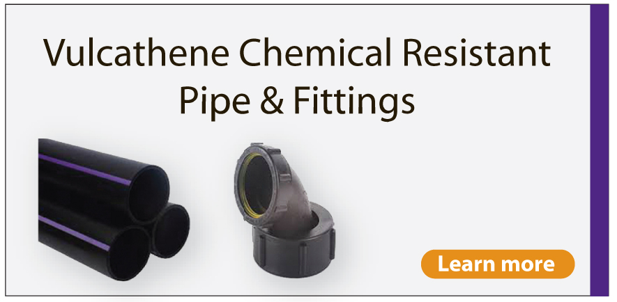 Vulcathene Chemical Resistant Pipe & Fittings