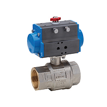 Pneumatically Activated Brass Ball Valves