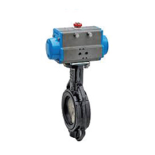 Pneumatically Actuated Butterfly Valves