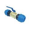 Sicomat Straight Connector With Ball Valve
